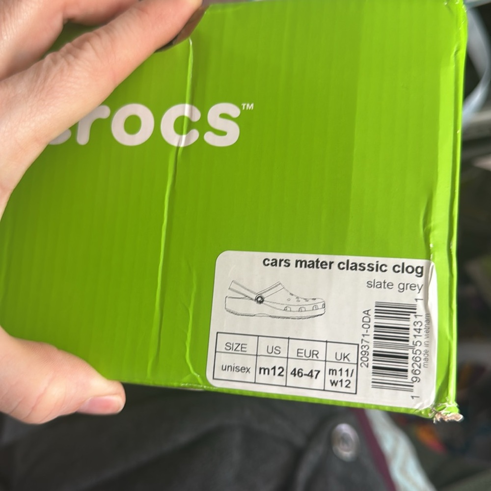 CROCS x DISNEY CARS TOW MATER MENS CROCS SIZE 12 - Picture 9 of 9